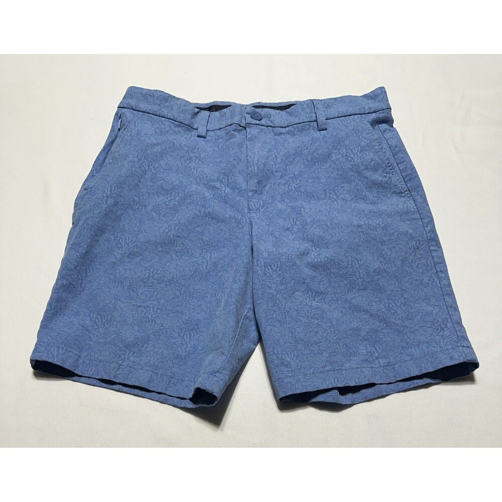 Vineyard Vines On-The-Go Shorts Mens Size 31 OTG Stretch Performance Blue Casual